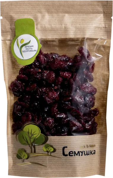 Изображение Сухофрукты натуральные Семушка клюква Семушка м/у, 150 г