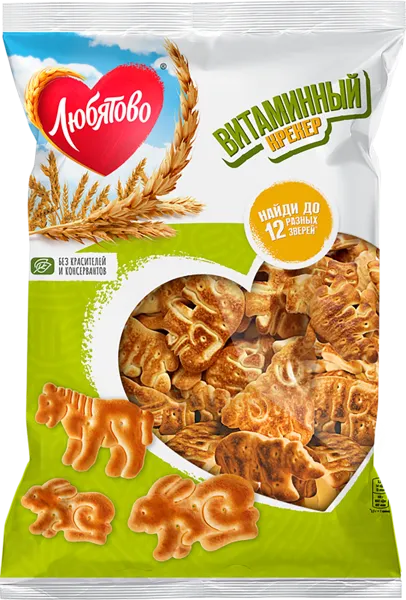 Изображение Крекер Любятово витаминный Любятово м/у, 300 г