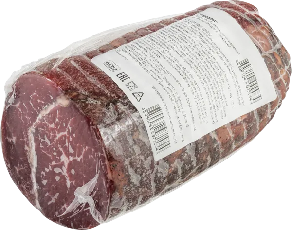 Изображение Мясо говяжье сыровяленное Альто Кончетто брезаола ИП Печура С.Н. в/у 