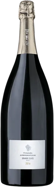 Изображение Вино игристое белое брют Усадьба Дивноморское гранд кюве Дивноморье с/б, 0,75 л