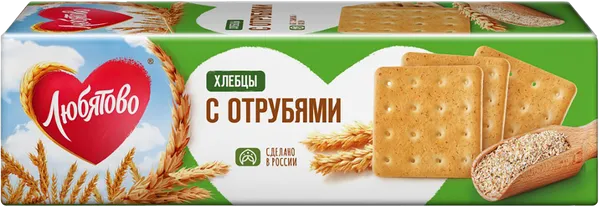 Изображение Хлебцы Любятово с отрубями Любятово м/у, 185 г