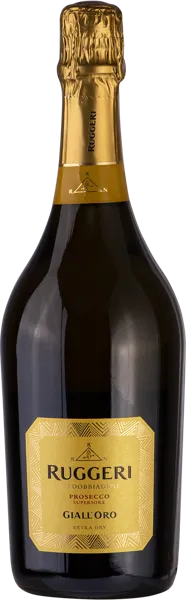Изображение Вино игристое белое брют Джаллоро просекко вальдобьядене Руджери с/б, 0,75 л