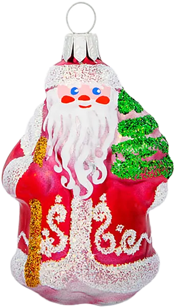 Изображение Фигурка Морозко-1 стекло Ёлочка с1313 Клинская игрушка к/у, 1 шт