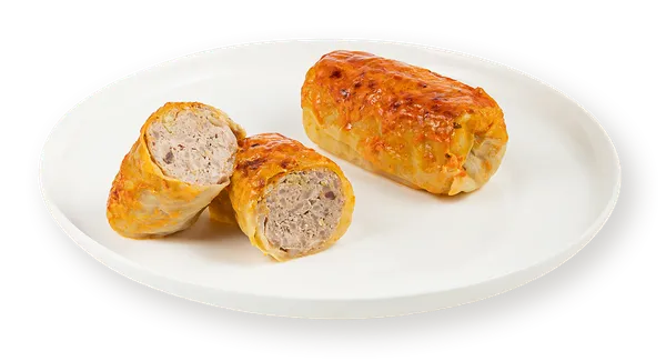 Изображение Голубцы запеченные с фаршем курицы и говядины СП ТАБРИС вес 