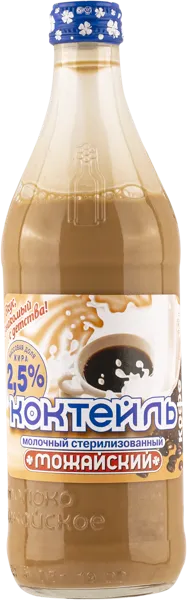 Изображение Коктейль 2,5% молочный Можайское кофе Можайский МЗ с/б, 450 мл