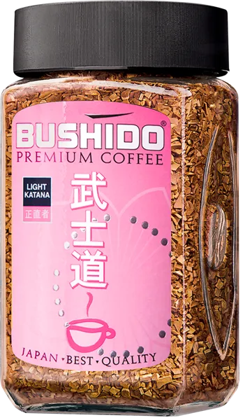 Изображение Кофе растворимый Бушидо лайт катана Хасо Гумлиген с/б, 100 г