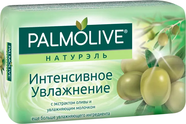 Изображение Мыло туалетное увлажняющее Палмолив натурэль олива Колгейт Палмолив м/у, 90 г