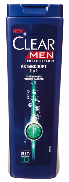Изображение Шампунь для волос от перхоти муж Клер вита аве активспорт 2в1 Юнилевер п/у, 400 мл