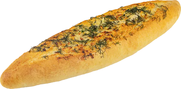 Изображение Багет пшеничный Вкусный с чесноком и зеленью СП ТАБРИС м/у, 210 г