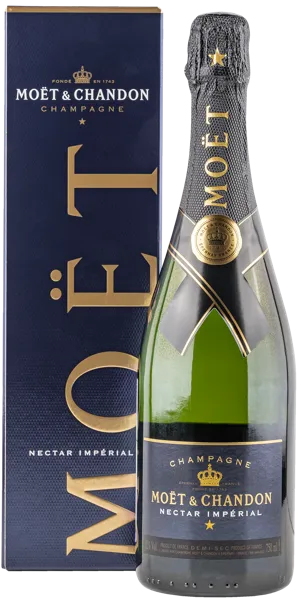 Изображение Шампанское белое п/сл Моэт Шандон Нектар Империал пино нуар шардоне купаж Моэт Шандон п/у, 0,75 л
