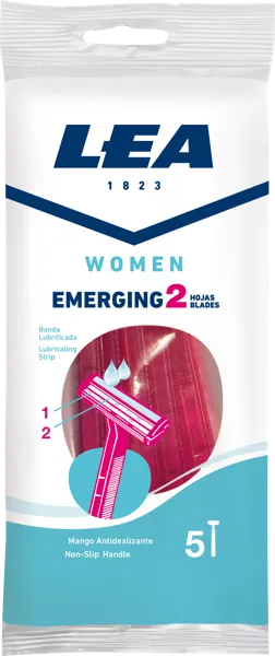 Изображение Станок для бритья 2 лезвия Леа эмерджинг2 одноразовый Ласкарэй м/у, 5 шт