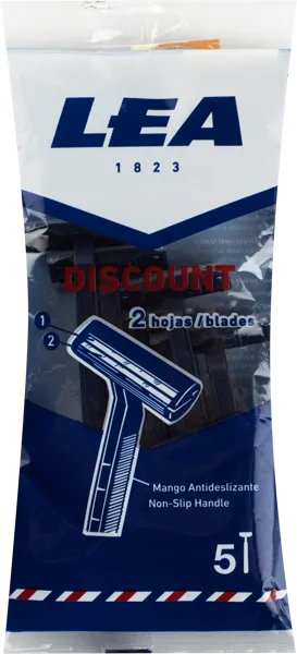 Изображение Станок для бритья 2лезвия Леа одноразовый Ласкарэй м/у, 5 шт