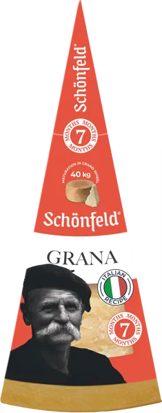 Изображение Сыр 43% твердый Шонфелд грана 7 мес выдержки Нелт-Ритейл  