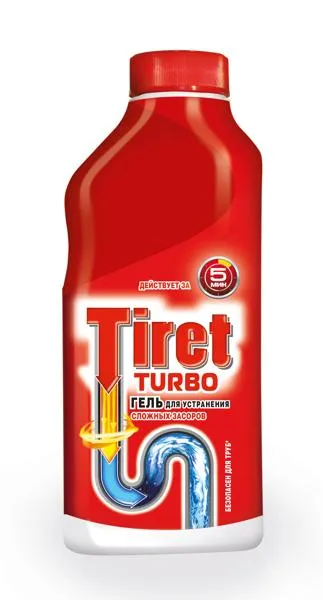 Изображение Гель от засоров Тирет турбо Бенкизер п/у, 500 мл