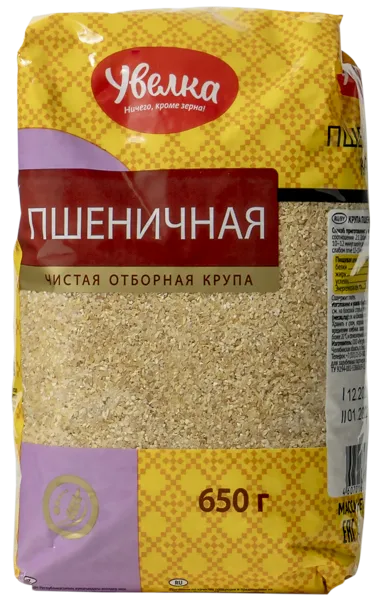Изображение Крупа Пшеничная Увелка Ресурс м/у, 650 г