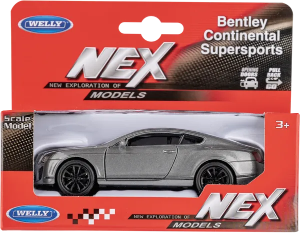 Изображение Машина 1:38 в ассортименте Велли бентли континенталь Велли Фэктори ЛТД к/у, 1 шт