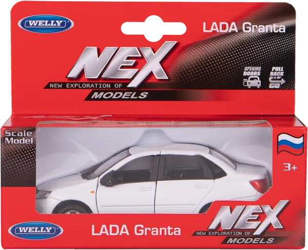 Изображение Машина 1:38 Велли лада гранта Велли Фэктори ЛТД к/у, 1 шт
