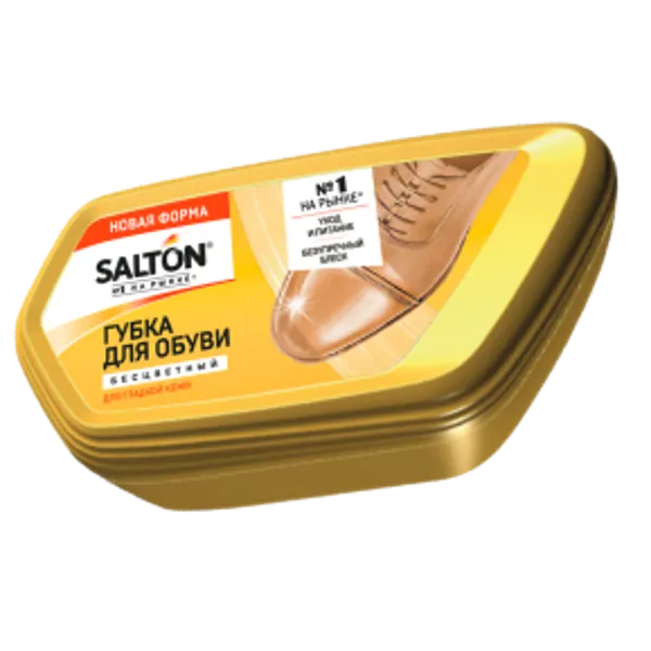 Изображение Губка гладкая кожа Салтон волна норковое масло бесц Юпеко п/у, 1 шт