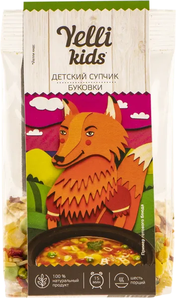 Изображение Смесь для супа буковки Елли кидс супчик детский Ярмарка ТД м/у, 80 г