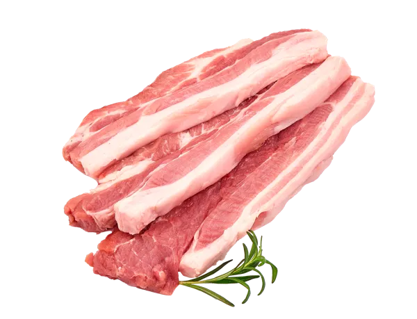 Изображение Мясо охлажденное на кости Свинина бекон без шкуры СП ТАБРИС ГВУ 