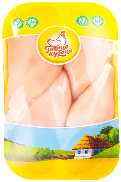 Изображение Птица охлаждённая Птица Кубани филе цыпленка-бройлера Агрокомплекс АО лоток 