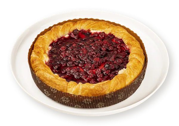 Изображение Пирог С брусникой и творожным сыром СП ТАБРИС пл/уп, 500 г