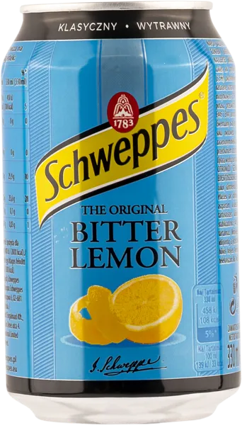 Изображение Напиток газ Швепс биттер лимон Оранжина ж/б, 0,33 л