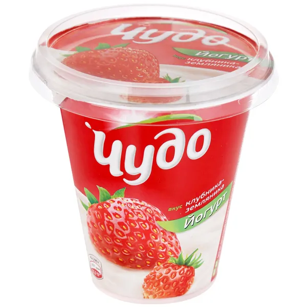 Изображение Йогурт 2% Чудо клубника земляника ВБД п/б, 290 г