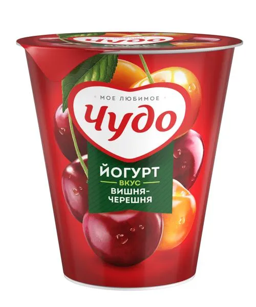 Изображение Йогурт 2% Чудо вишня черешня ВБД п/б, 290 г