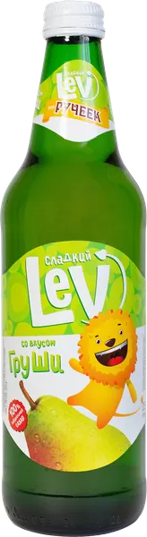 Изображение Напиток газ Сладкий Лев груша Ручеек с/б, 0,5 л