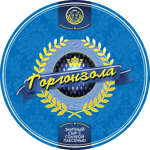 Изображение Сыр 55% с голубой плесенью Калория горгонзола Фирма калория м/у 