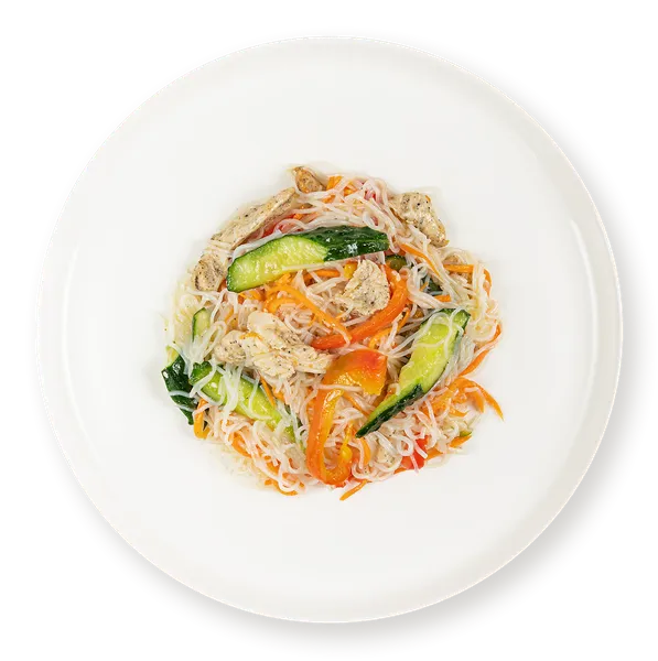 Изображение Салат С фунчозой куриной грудкой и овощами СП ТАБРИС вес 