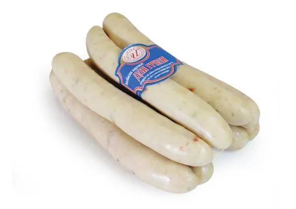 Изображение Колбаски вареные для гриля Иль АПП из мяса птицы п.Ильский  