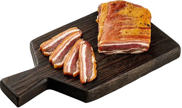 Изображение Мясо свиное сырокопченая Грудинка СП ТАБРИС вес 