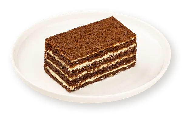 Изображение Пирожное песочное Медовое шоколадное со сметанным кремом СП ТАБРИС п/б, 150 г