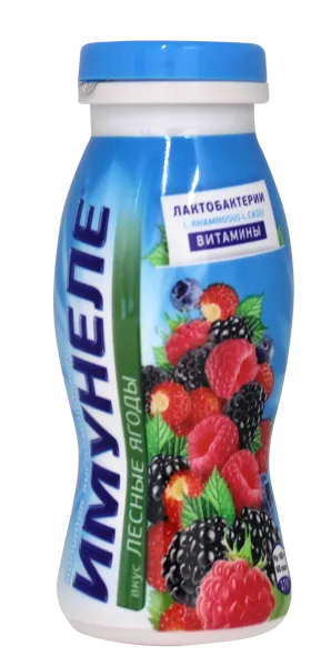 Изображение Йогурт 1,2% питьевой Нео Имунеле лесные ягоды ВБД п/б, 100 г