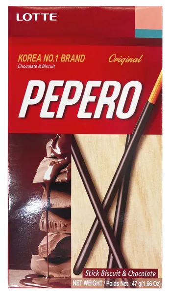 Изображение Соломка в шоколаде Лотте пеперо оригинальная Лотте кор, 47 г