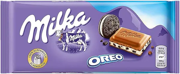 Изображение Шоколад молочный Милка с Орео Мондэлис м/у, 100 г