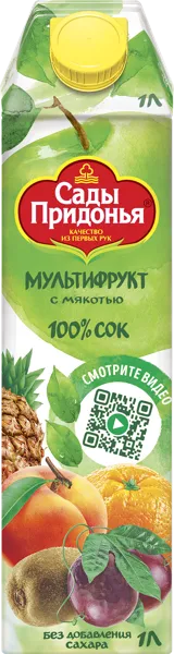 Изображение Сок Сады придонья мультифрукт Сады Придонья т/п, 1 л