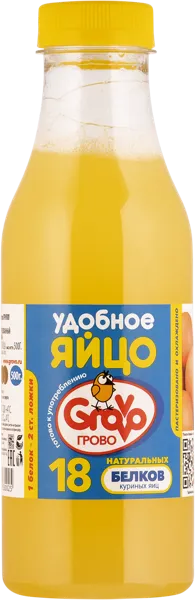 Изображение Продукт яичный охлажденный Белок пастеризованный РусАгроГрупп п/б, 0,5 КГ