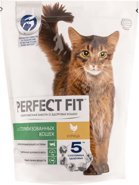 Изображение Корм для стерилиз кошек Перфект Фит курица Марс м/у, 650 г