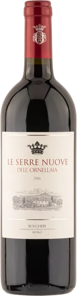 Изображение Вино красное сухое стиль №3 Мерло купаж Болгери Ле Серре Нуове 2016 Орнеллайя с/б, 0,75 л