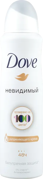 Изображение Дезодорант спрей женский Дав невидимый Юнилевер п/у, 150 мл