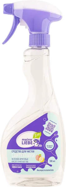 Изображение Средство для сантехники Майн либе БИО спрей Профи Милл ООО п/у, 500 мл