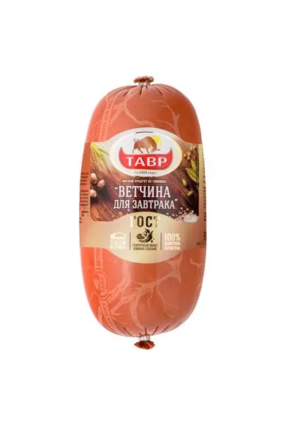 Изображение Ветчина вареная Тавр для завтрака гост Тавр РКЗ ООО п/а1601009900 