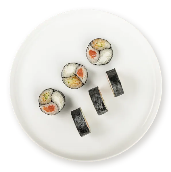 Изображение Ролл фирменный С форелью огурцом творожным сыром соусом СП ТАБРИС пл/уп, 29 г