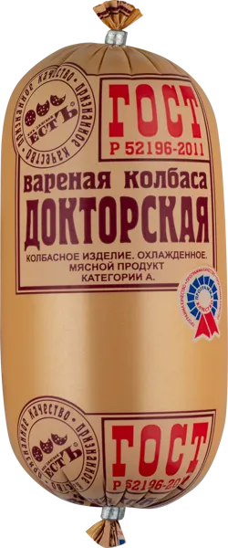 Изображение Колбаса вареная Естъ докторская гост Динской МПК п/а, 500 г