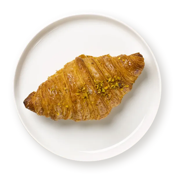 Изображение Круассан №2 слоеный пшеничный с фисташковым пралине 5ти слойный СП ТАБРИС 0 м/у, 135 г