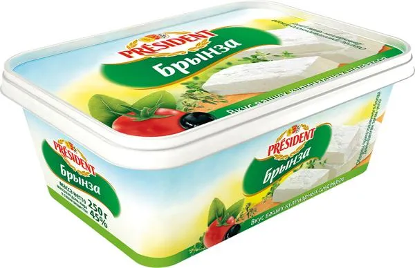 Изображение Сыр 45% Президент брынза Сомболед п/б, 250 г