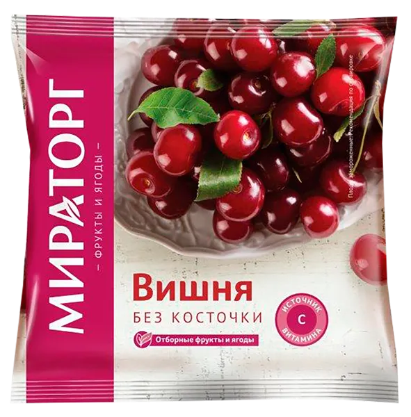 Изображение Ягоды замороженные Мираторг вишня без косточки Мираторг ТК м/у, 300 г